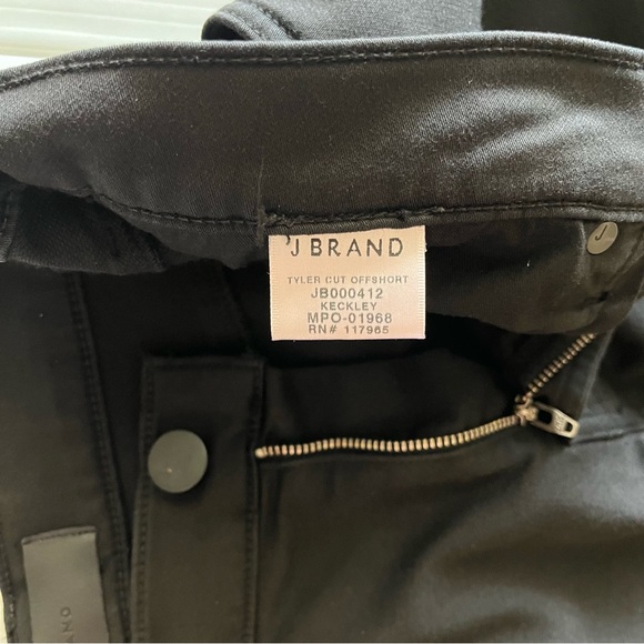 J Brand Tyler Cut Off Shorts Black Size 33 Waist - Picture 6 of 12